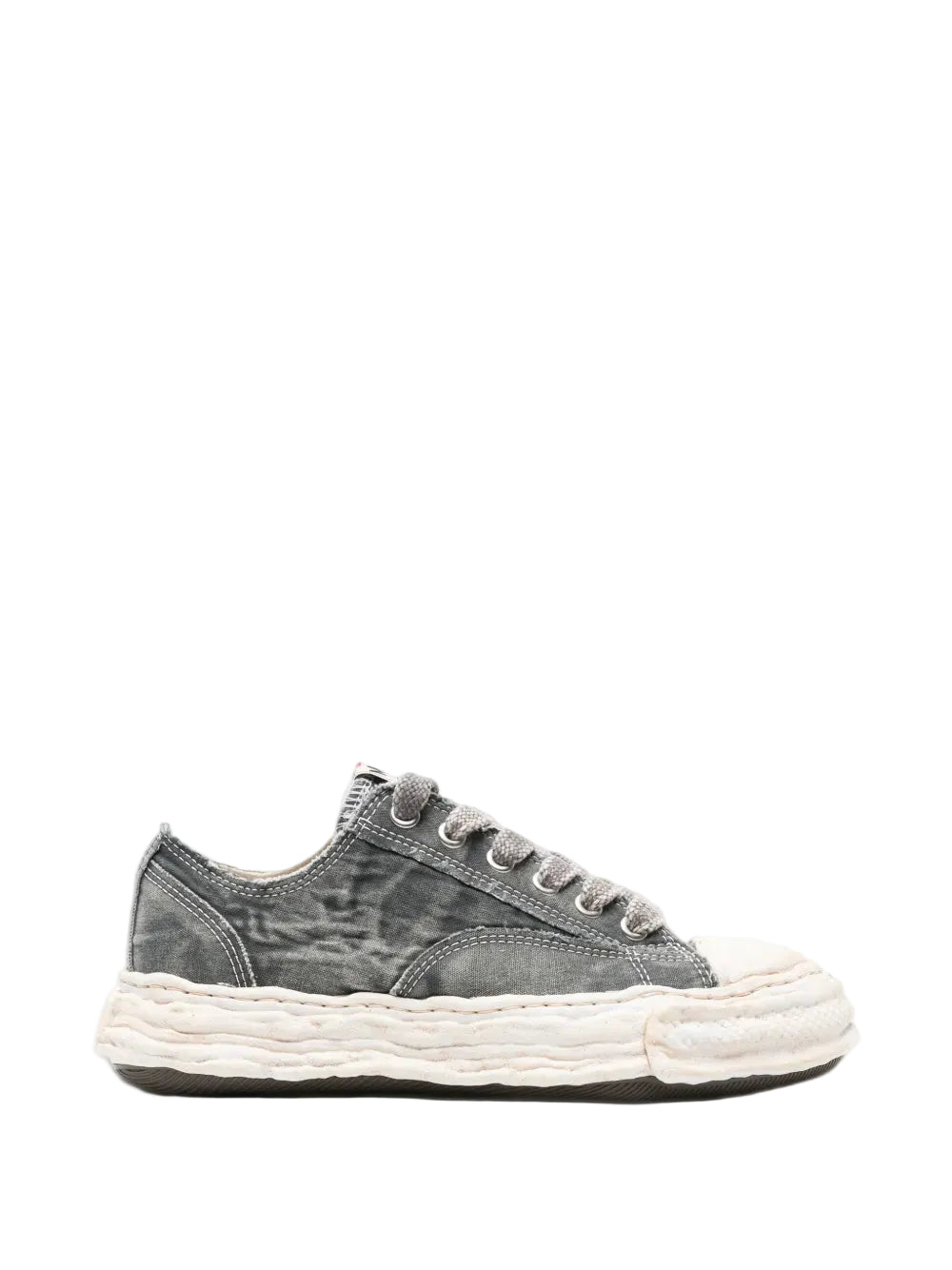Peterson23 og sole bleached canvas low-top sneakers-MAISON MIHARA YASUHIRO-310544-40-Verso