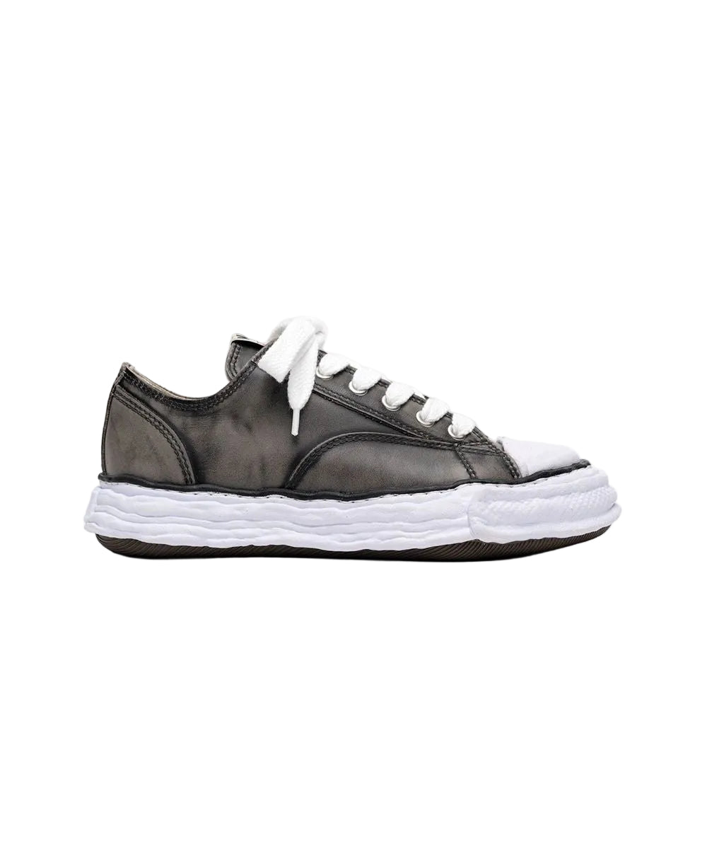 "peterson23" og sole vintage leather effect low-top sneaker-MAISON MIHARA YASUHIRO-Verso