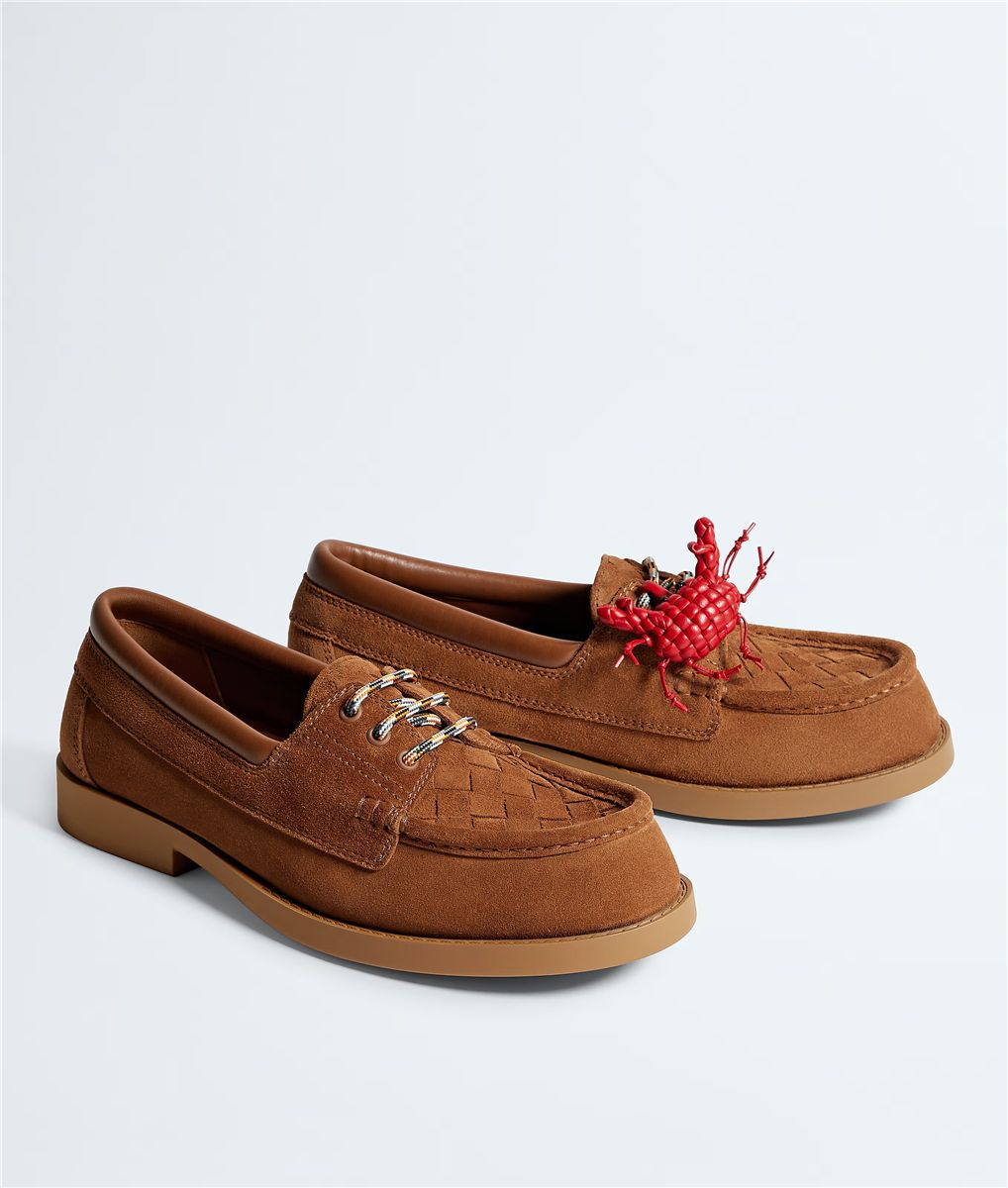 Pier boat shoe-BOTTEGA VENETA-Verso