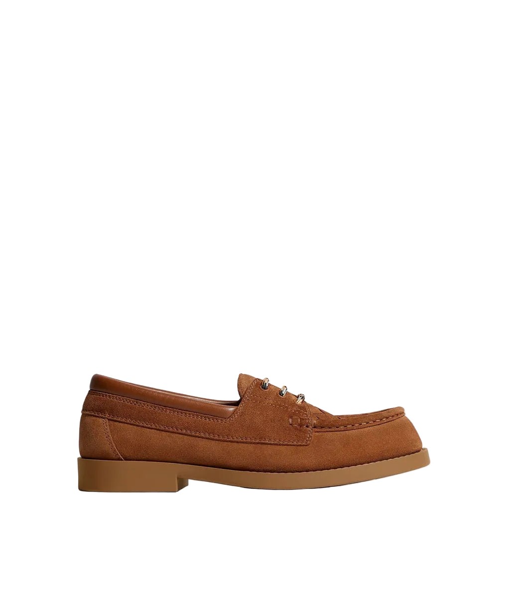 Pier boat shoe-BOTTEGA VENETA-309204-40-Verso