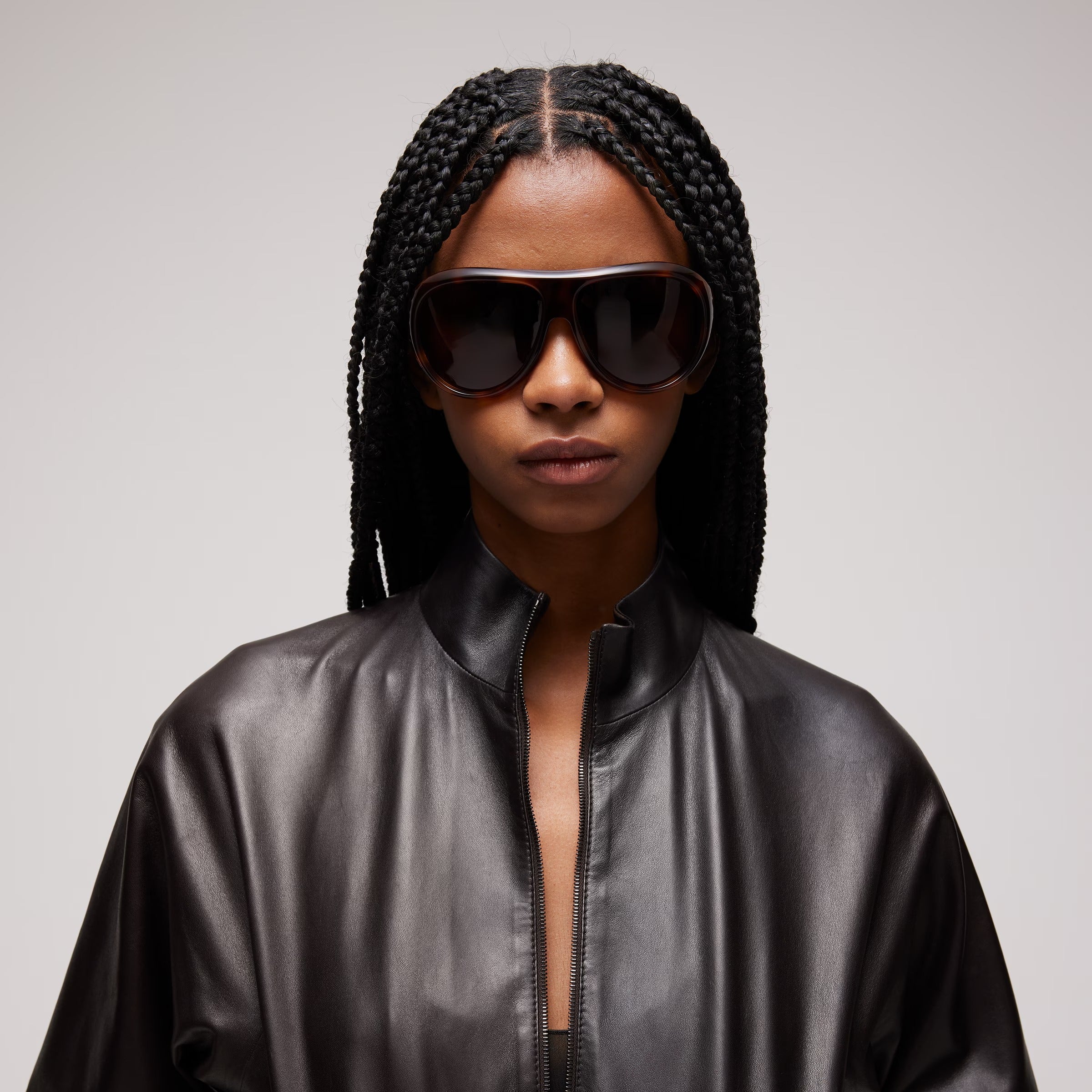 Pilot frame sunglasses-GUCCI-Verso