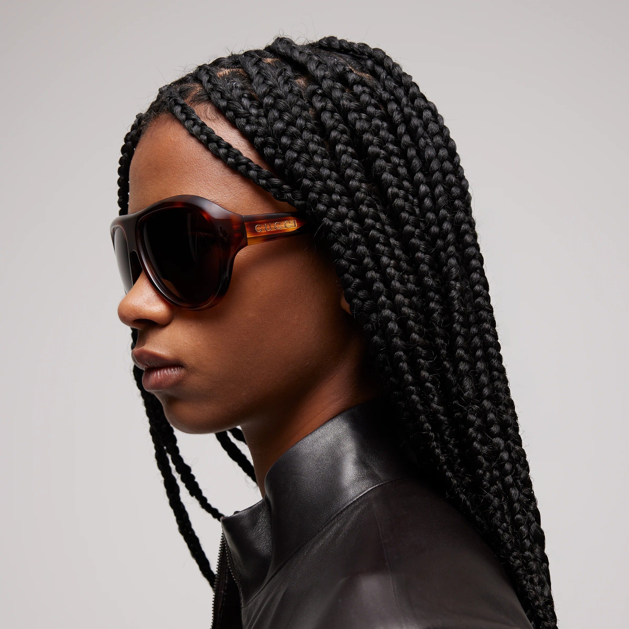 Pilot frame sunglasses-GUCCI-Verso