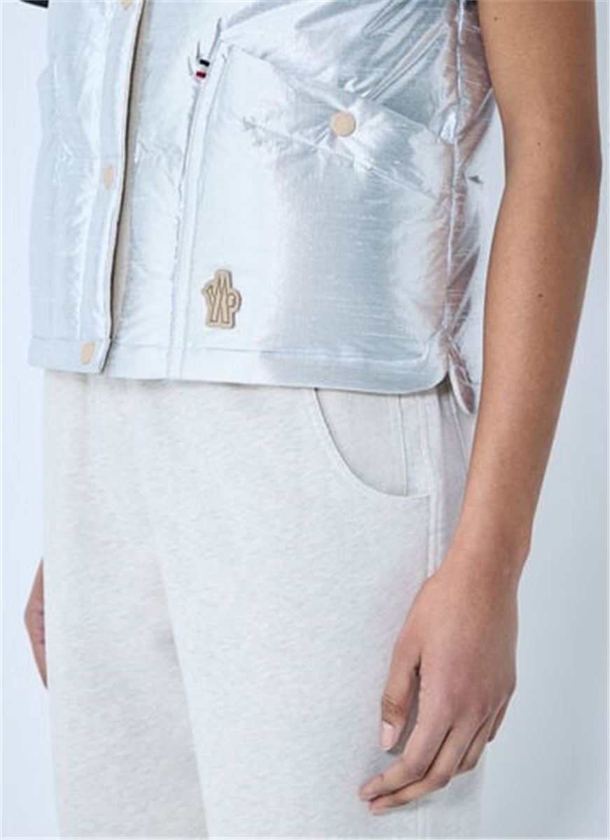 PINCHOT LAMÉ DOWN GILET - MONCLER - Verso