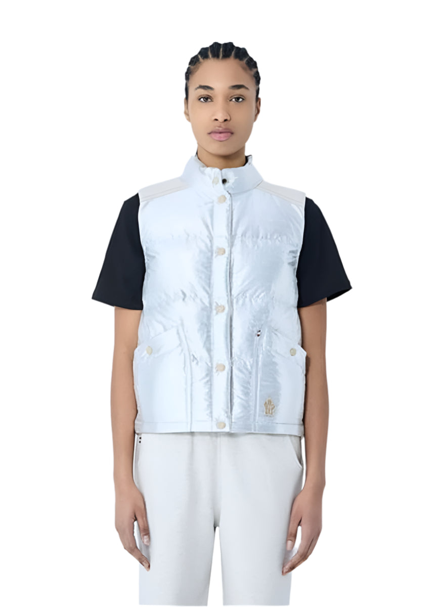 PINCHOT LAMÉ DOWN GILET - MONCLER - Verso