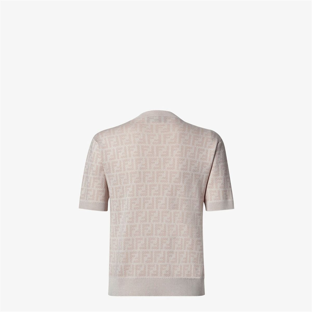 Pink ff wool and silk jumper-FENDI-Verso