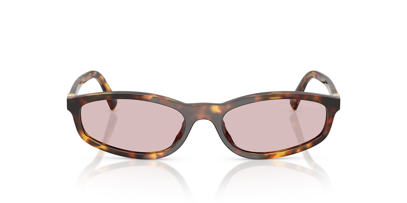 Pink lens sunglasses-MIU MIU-Verso