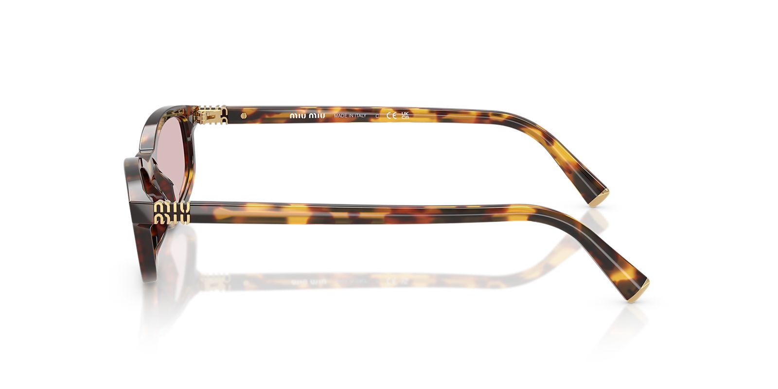 Pink lens sunglasses-MIU MIU-Verso