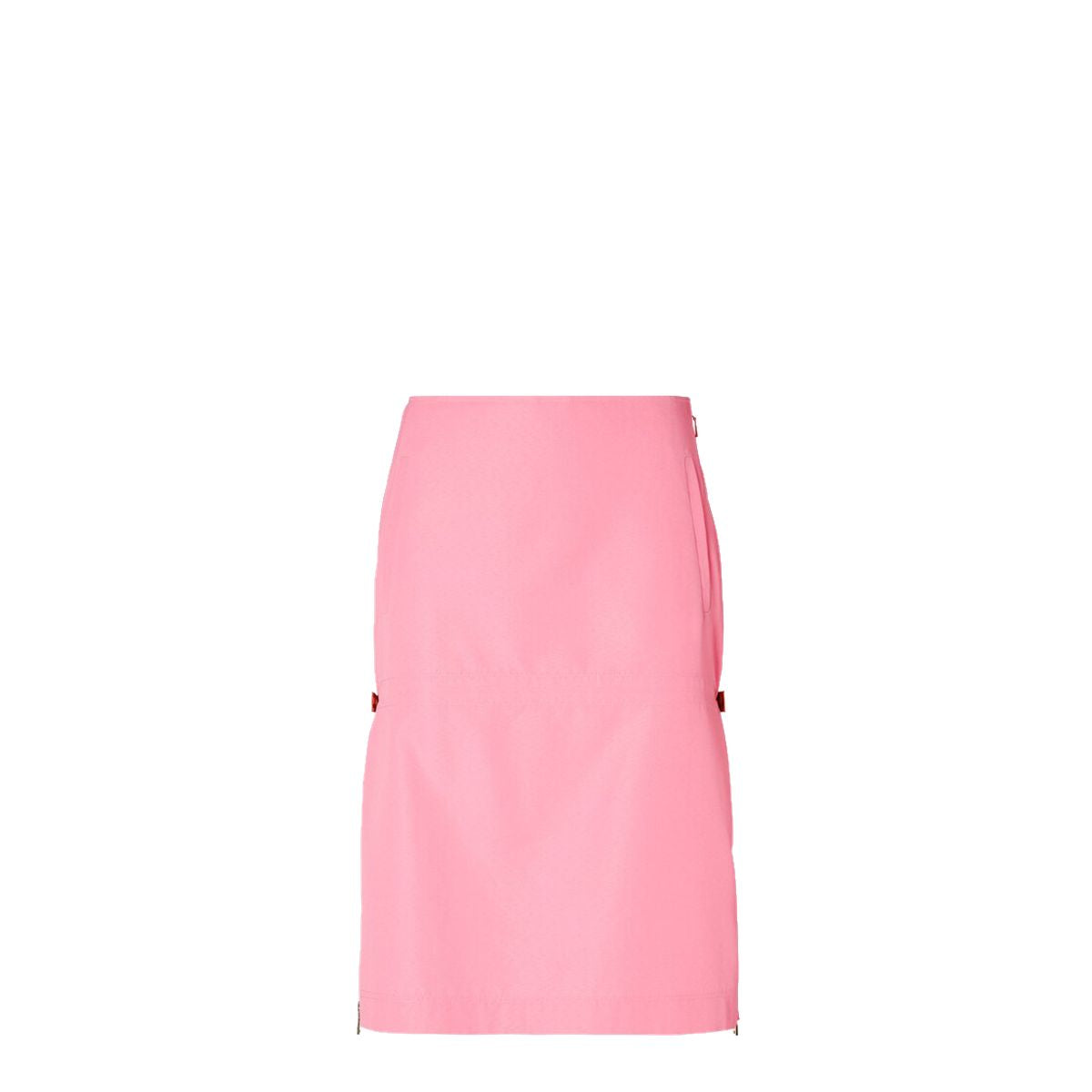 Pink technical viscose skirt-FENDI-Verso