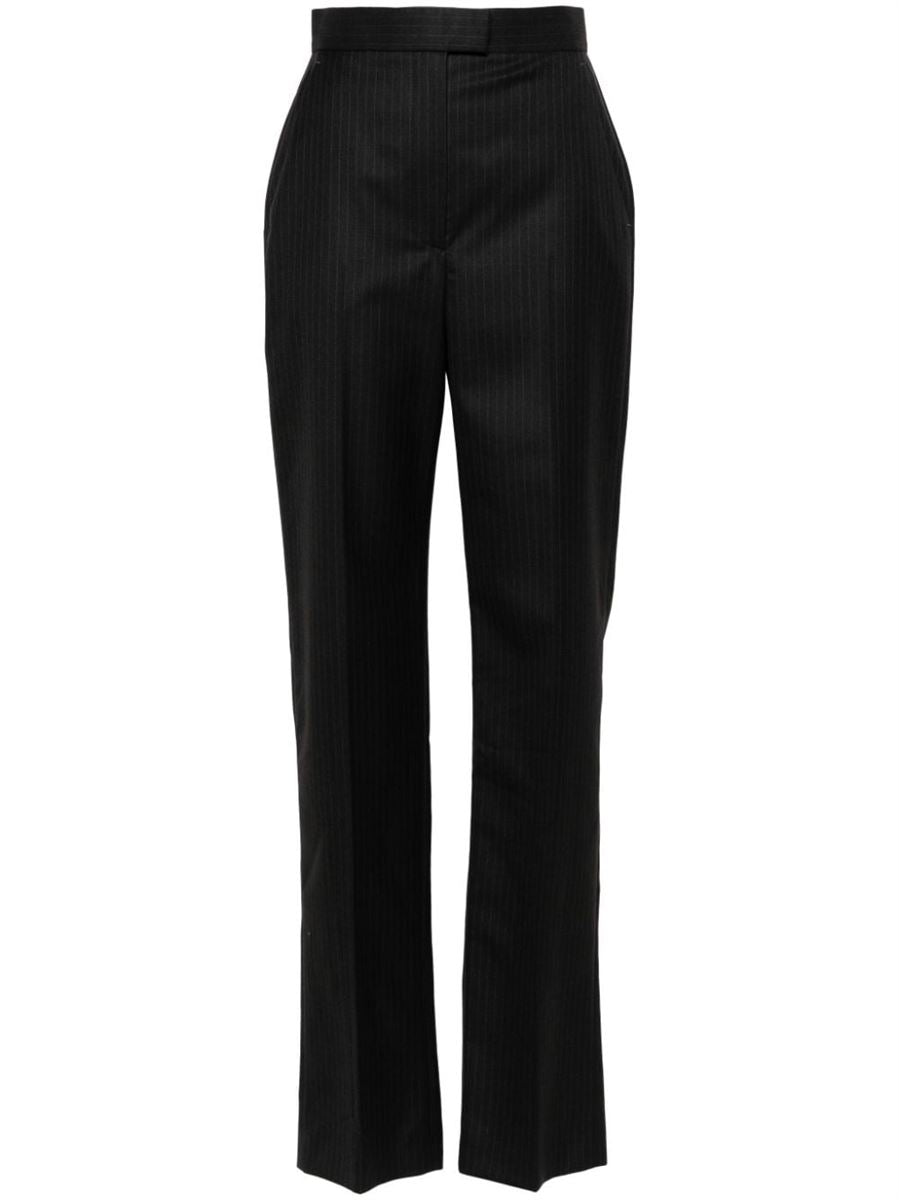 PINSTRIPE WOOL TROUSERS A. MCQUEEN