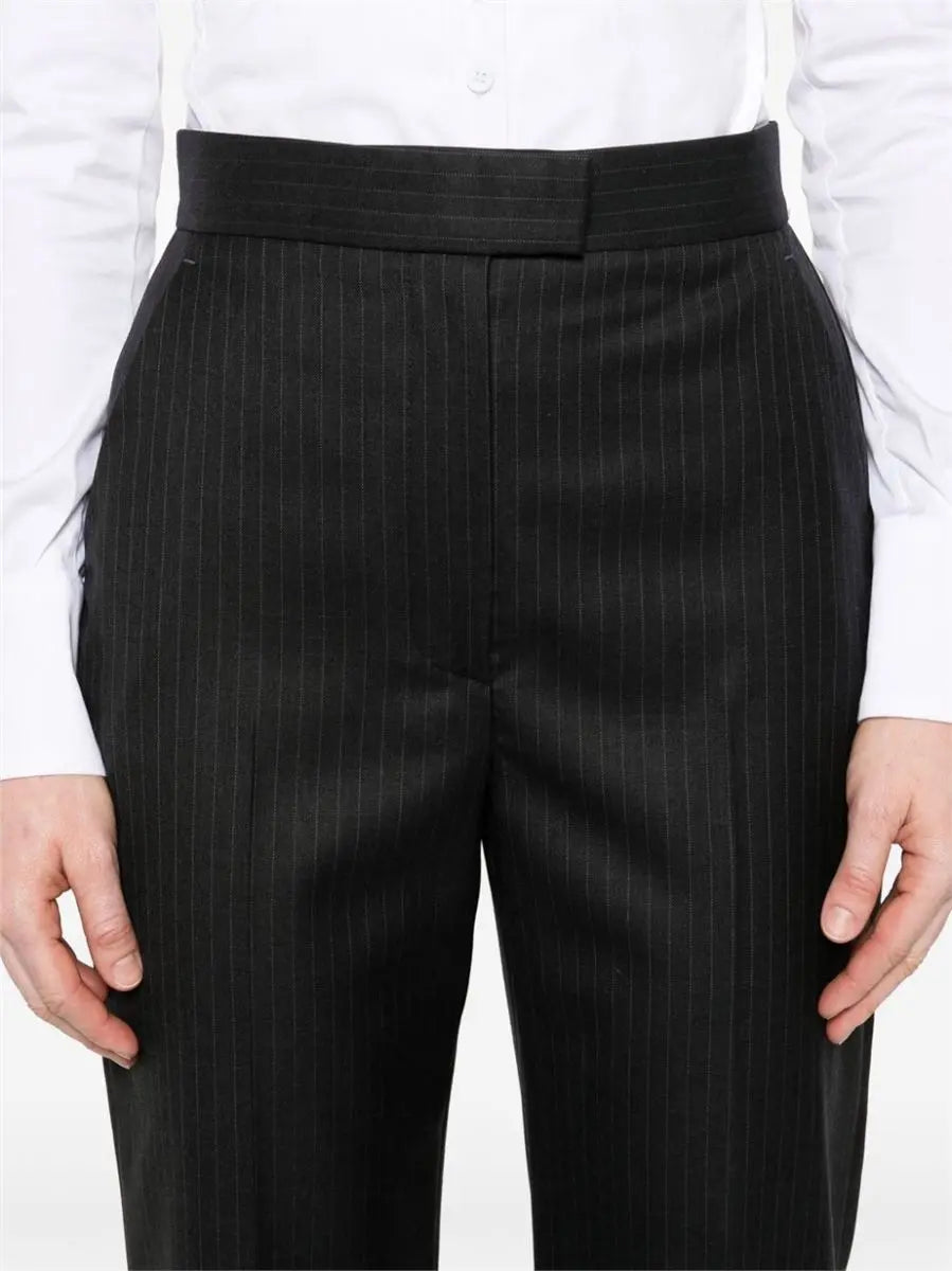 PINSTRIPE WOOL TROUSERS A. MCQUEEN