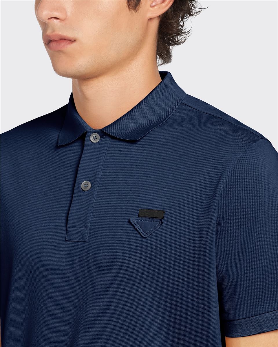 PIQUÉ POLO SHIRT-PRADA-Verso