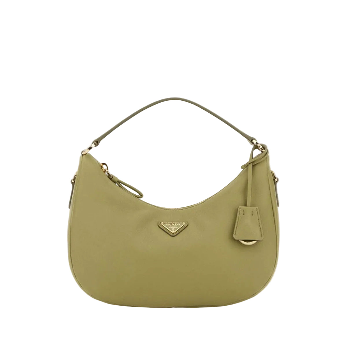 Pistachio leather shoulder bag-PRADA-305095-TU-Verso