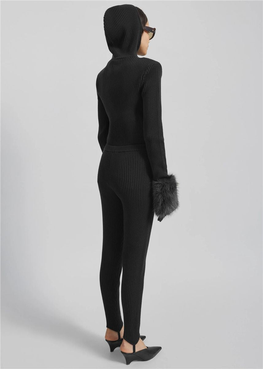 Piuma knit stirrup leggings-THE FRANKIE SHOP-Verso