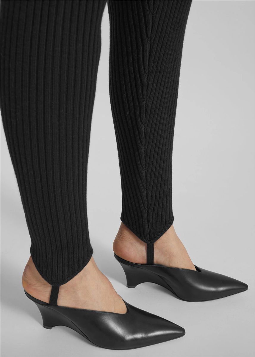 Piuma knit stirrup leggings-THE FRANKIE SHOP-Verso