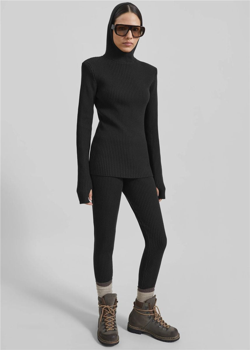 Piuma knit stirrup leggings-THE FRANKIE SHOP-Verso