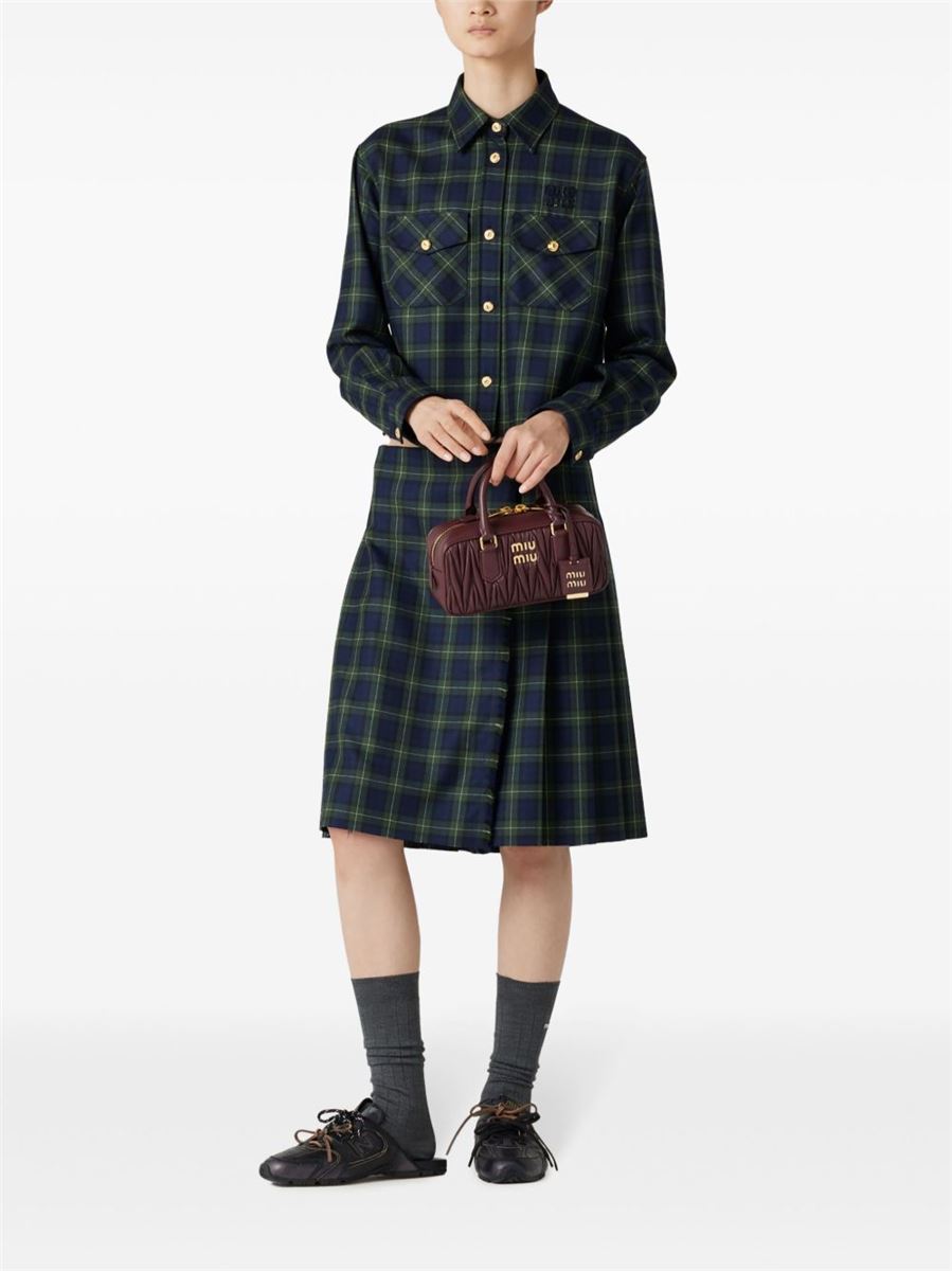 PLAID SHIRT - MIU MIU - Verso