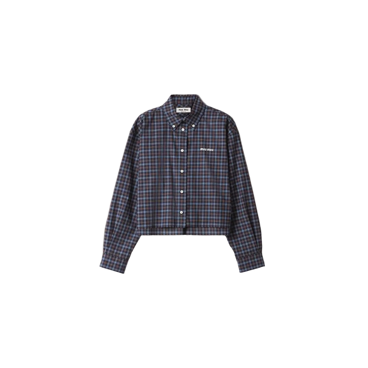 Plaid shirt-MIU MIU-312061-38-Verso