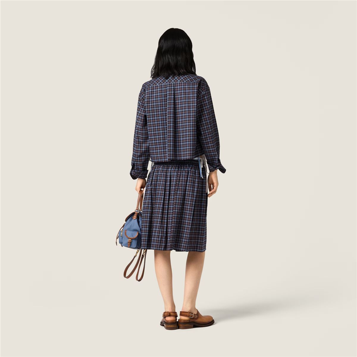 Plaid shirt-MIU MIU-Verso