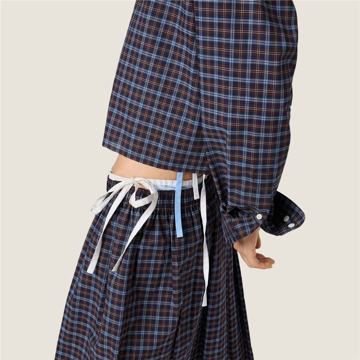 Plaid shirt-MIU MIU-Verso