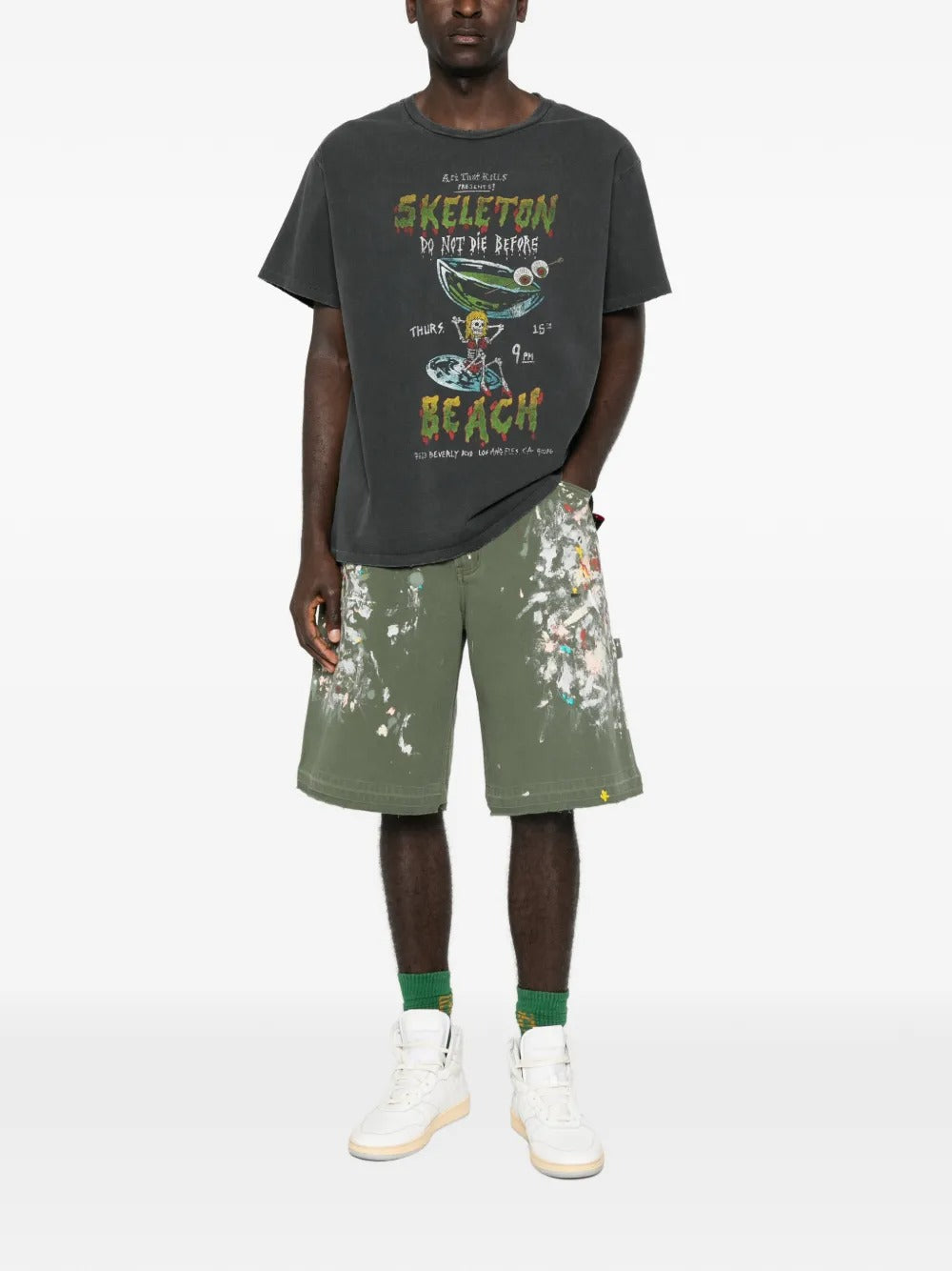 Platoon painter shorts-GALLERY DEPT.-Verso