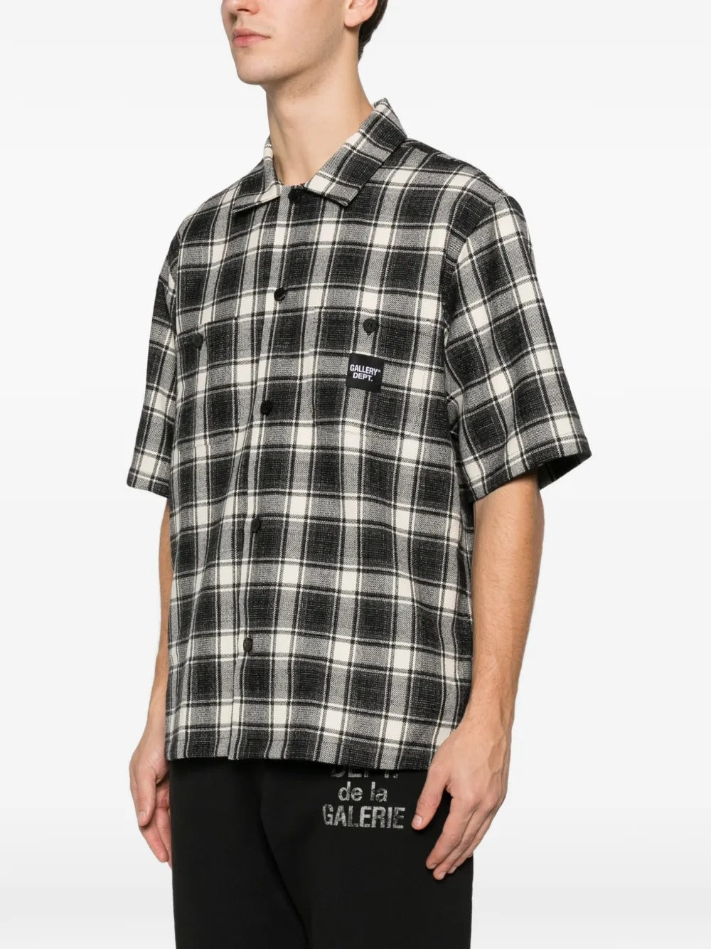 Playground Short-sleeve Plaid Shirt-GALLERY DEPT.-Verso