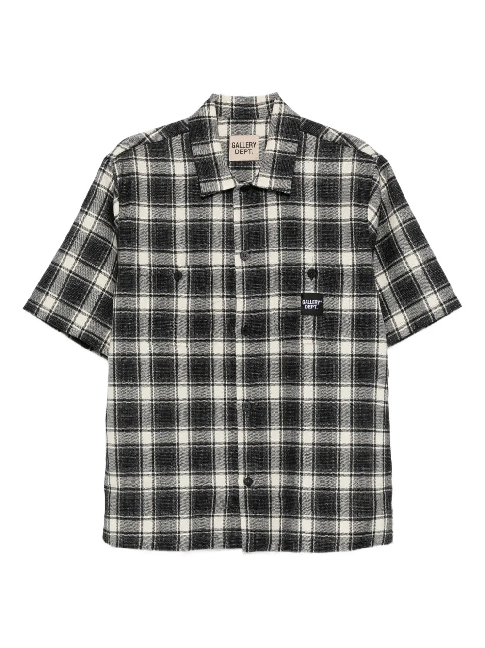 Playground short-sleeve plaid shirt-GALLERY DEPT.-Verso