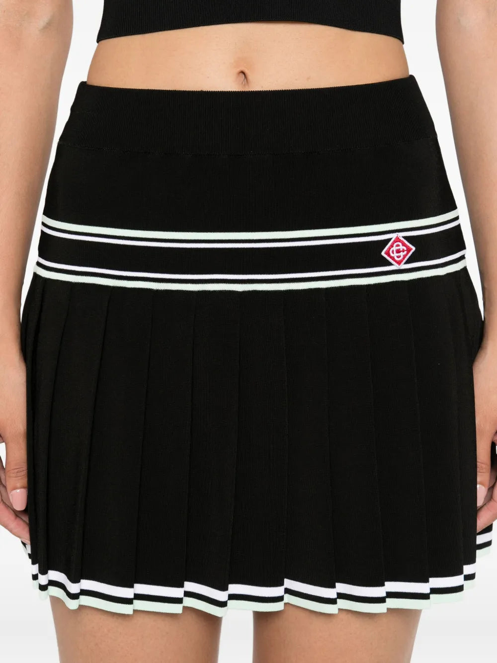 Pleated striped skirt-CASABLANCA-Verso