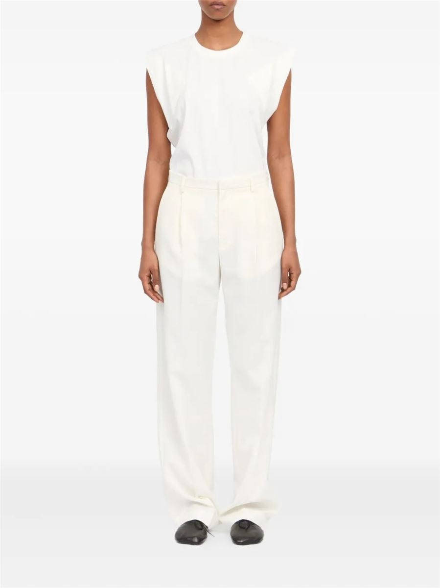 Pleated tailored trousers-MM6-Verso