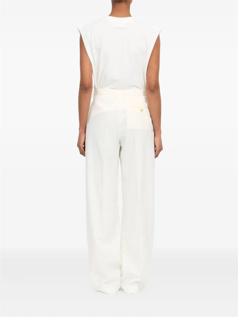 Pleated tailored trousers-MM6-Verso