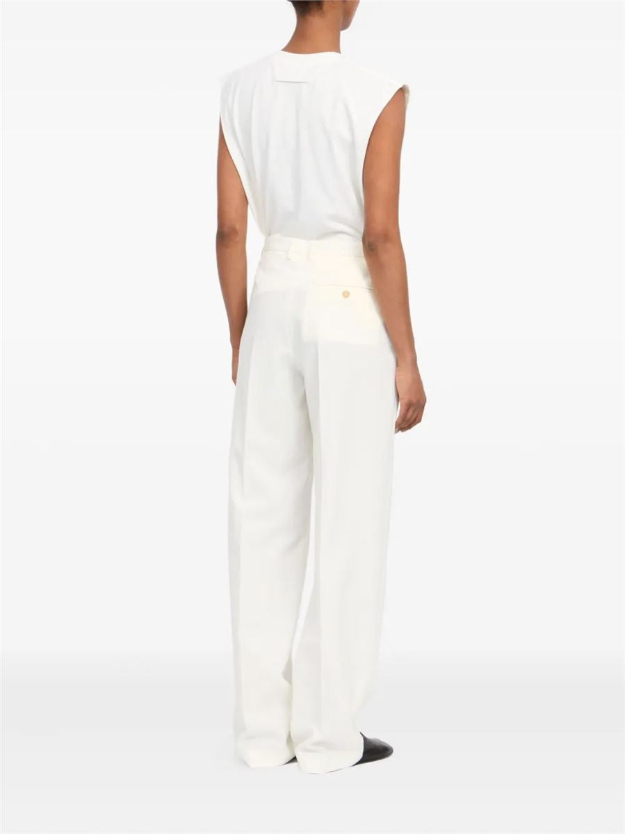 Pleated tailored trousers-MM6-Verso