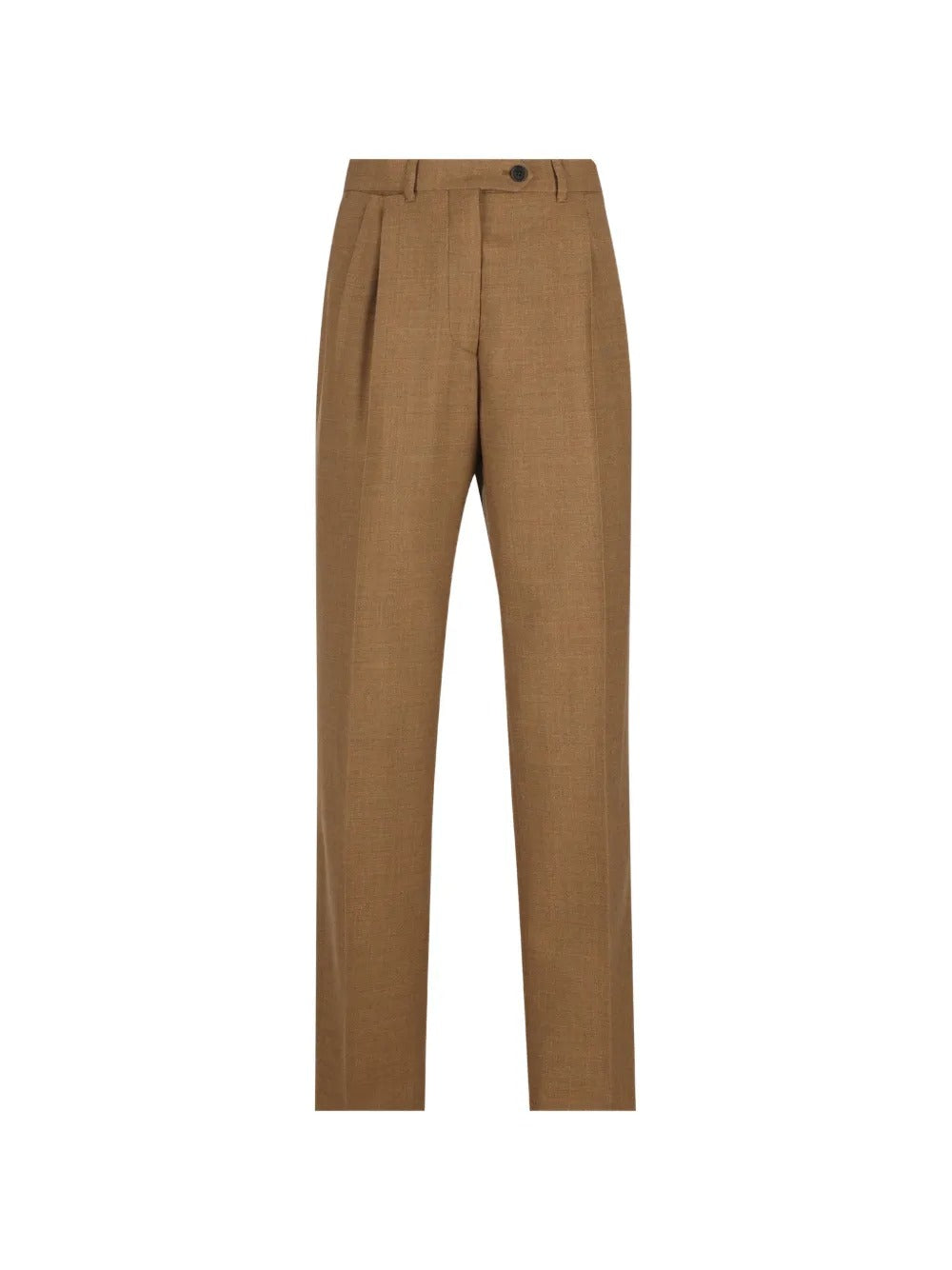Pleated virgin-wool trousers-PRADA-Verso