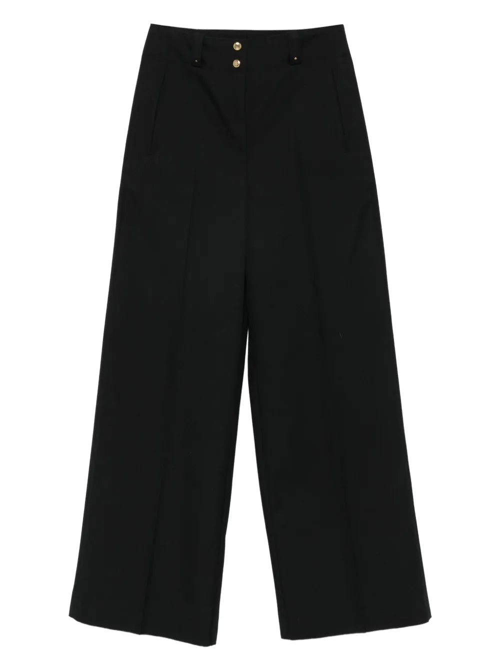 Pleated wide-leg trousers-MONCLER-Verso