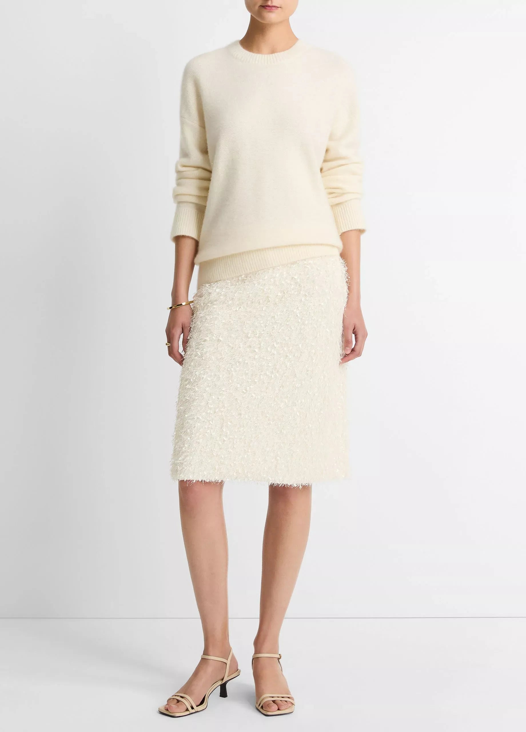 Plush cashmere crew neck sweater-VINCE-Verso