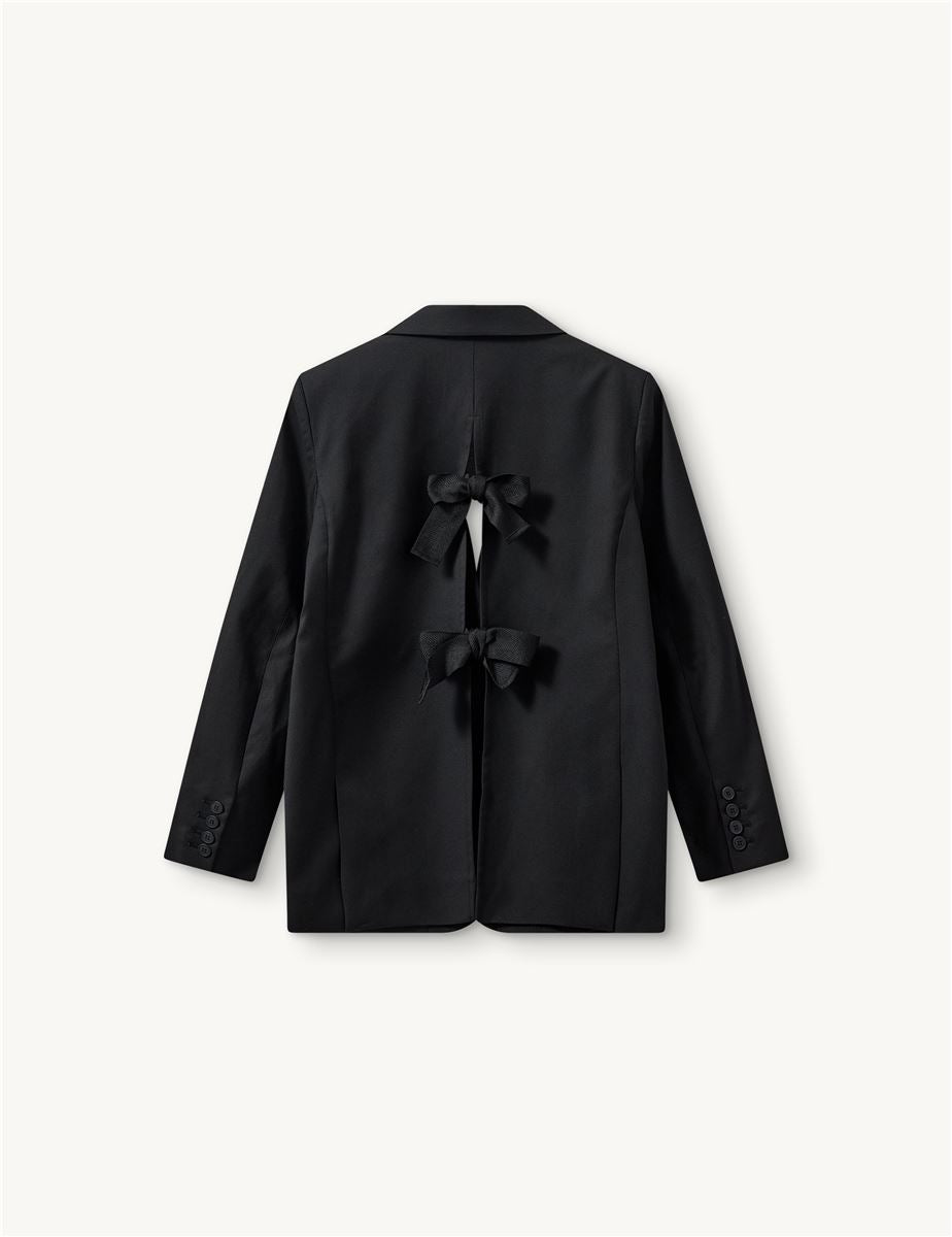 PLUTO BOW BLAZER BLACK-THE GARMENT-Verso