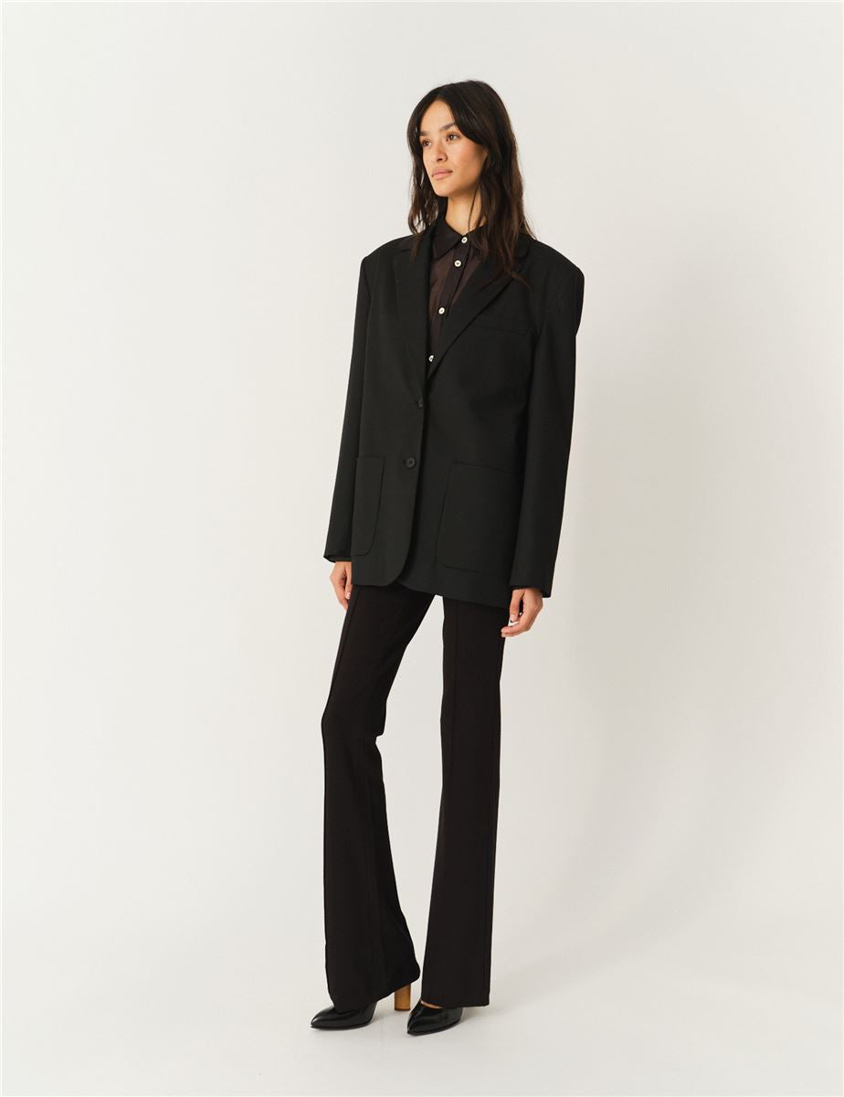 PLUTO BOW BLAZER BLACK-THE GARMENT-Verso