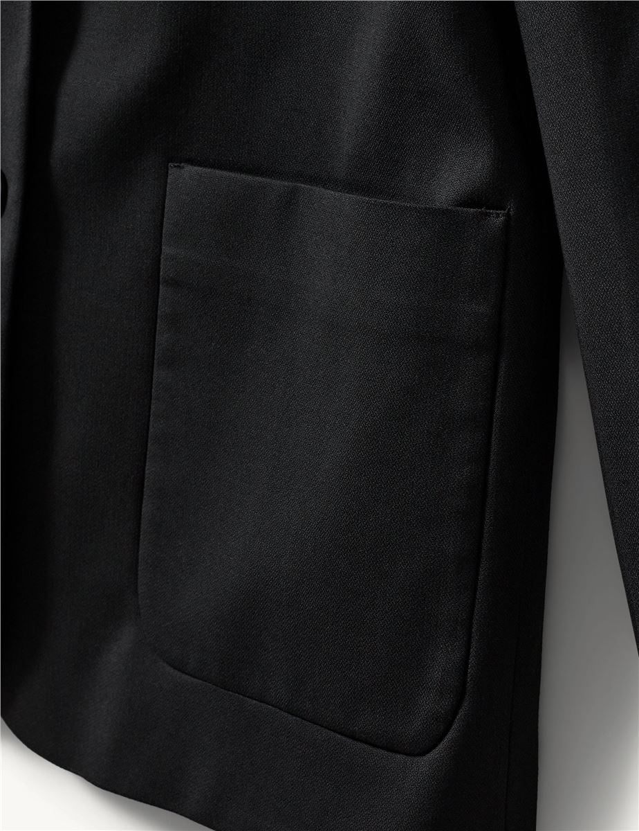 PLUTO BOW BLAZER BLACK-THE GARMENT-Verso