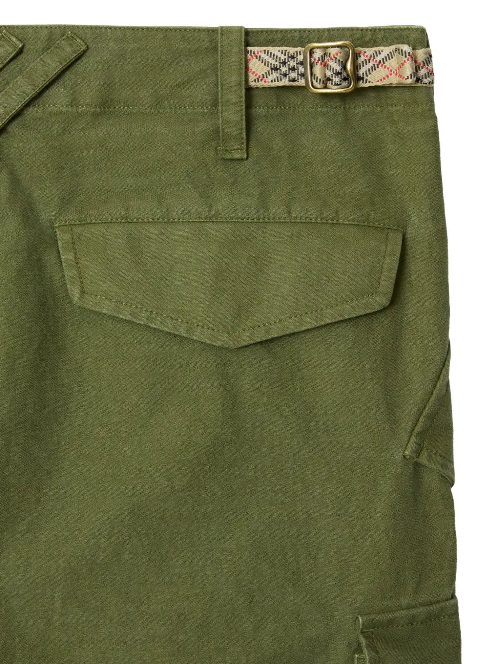 Pocket cotton cargo pants-BURBERRY-Verso