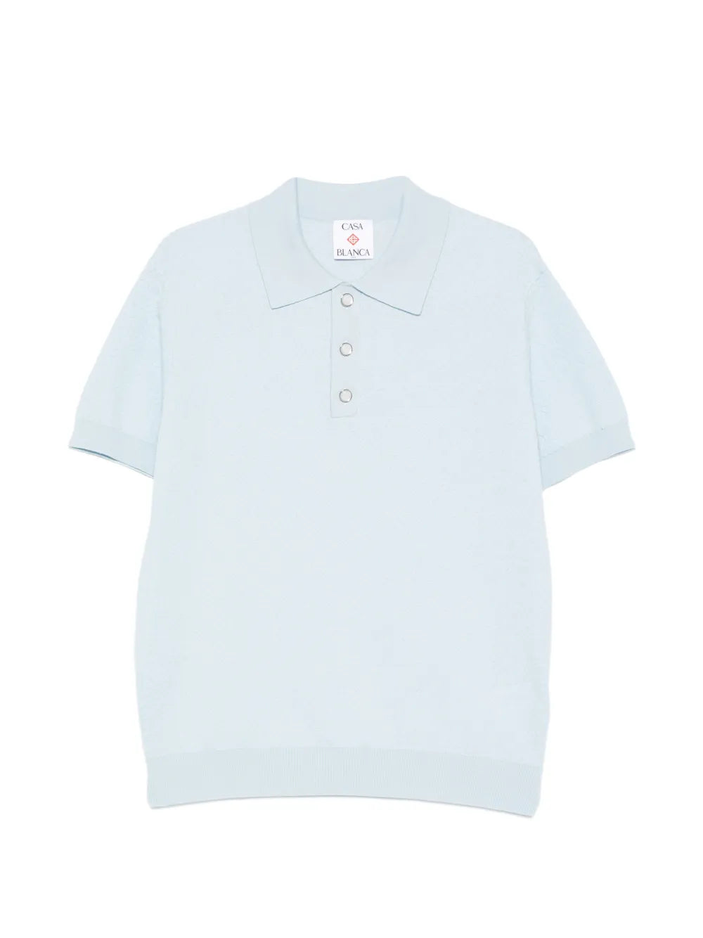 Pointelle monogram polo-CASABLANCA-308096-S-Verso