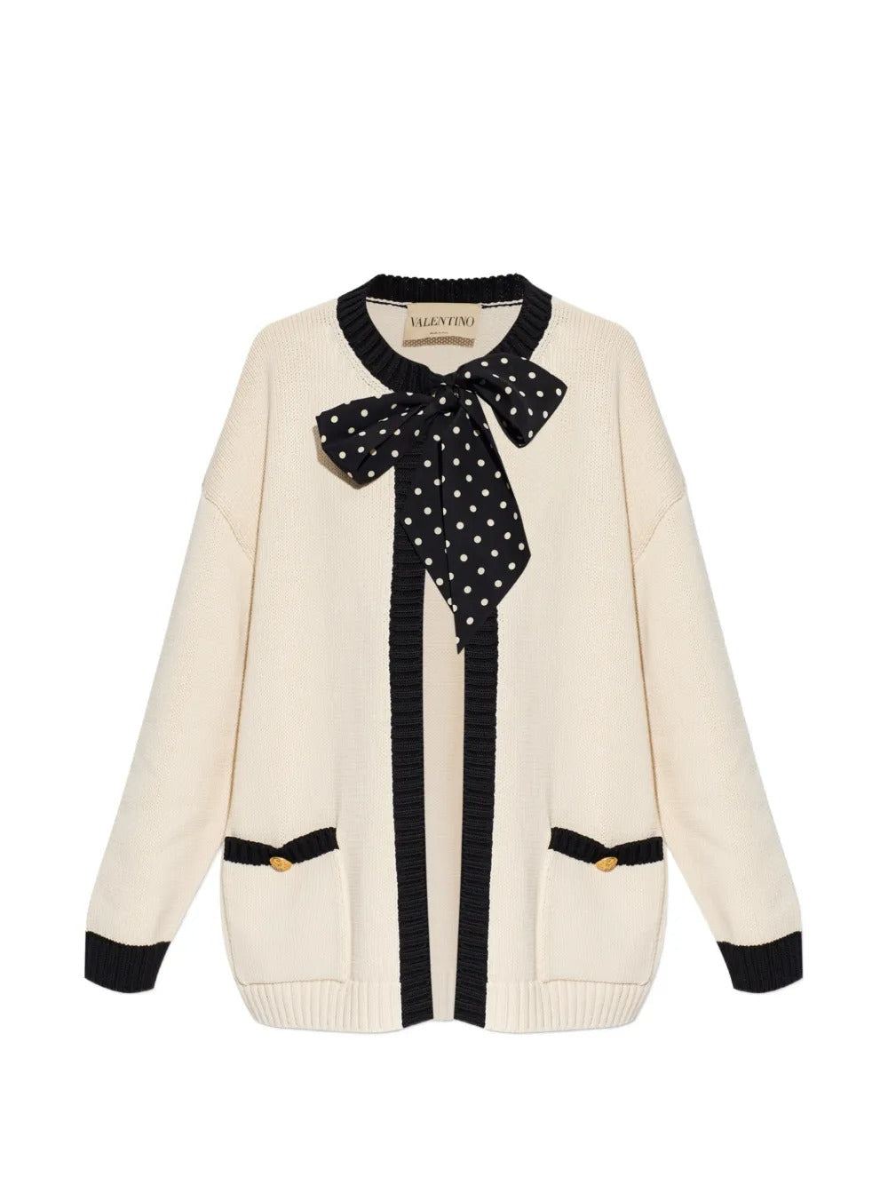 Polka-dot bow-tie cardigan-VALENTINO-309292-S-Verso