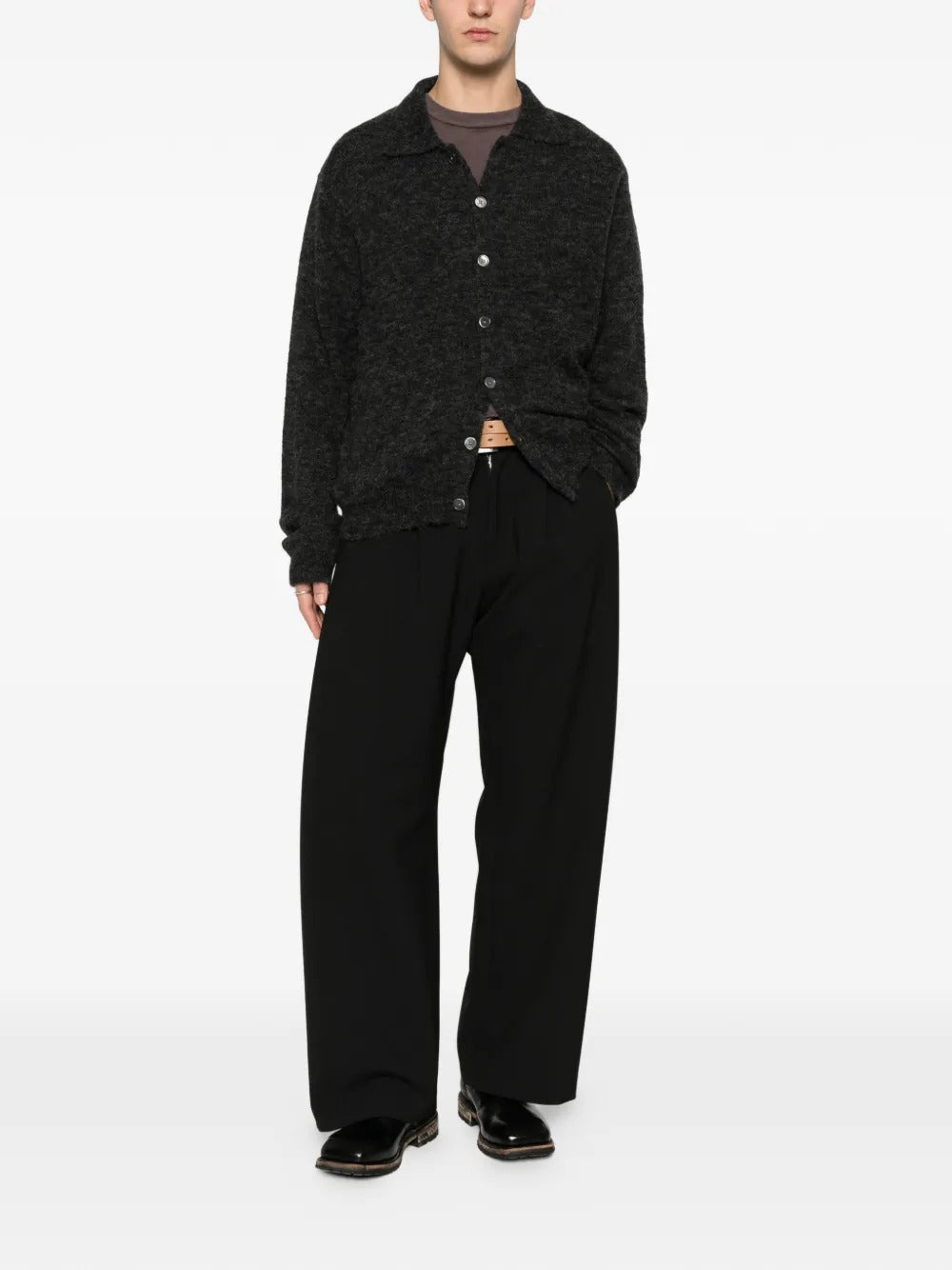 Polo Collar Cardigan-OUR LEGACY-Verso