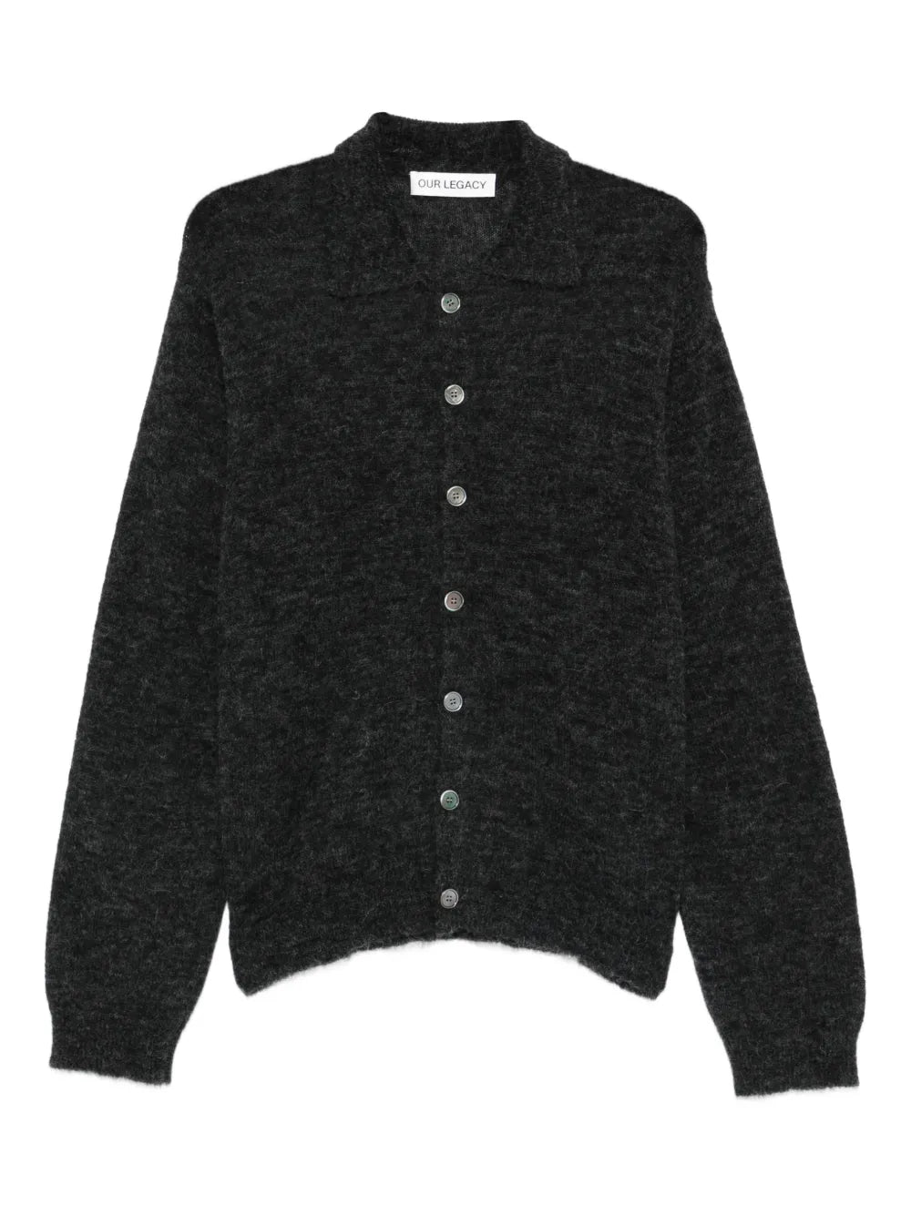 Polo collar cardigan-OUR LEGACY-Verso