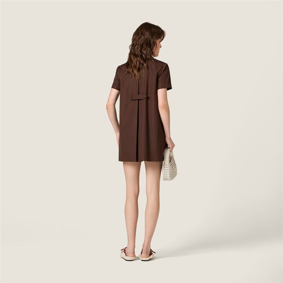 Poplin dress-MIU MIU-Verso