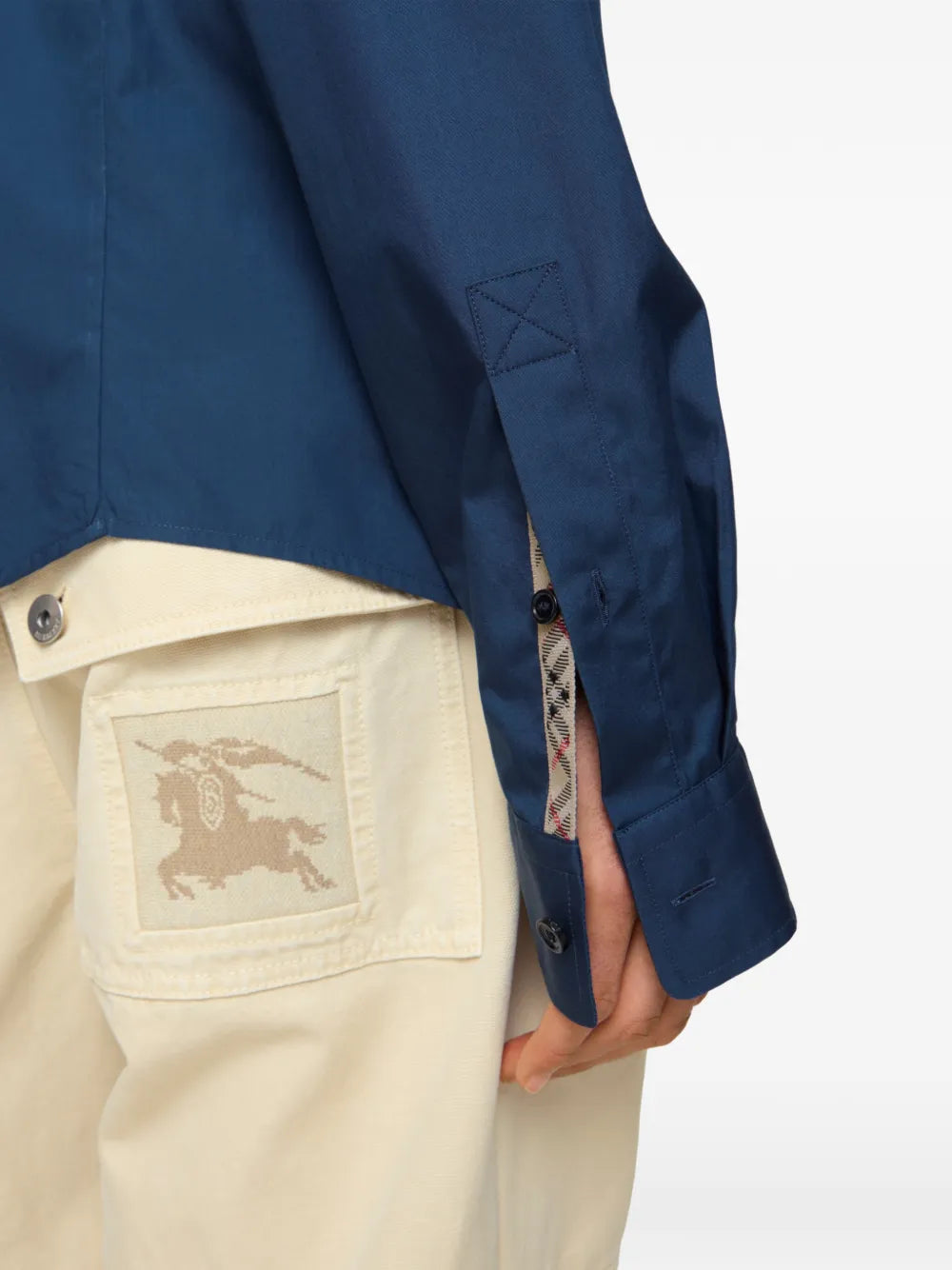 Poplin shirt-BURBERRY-Verso