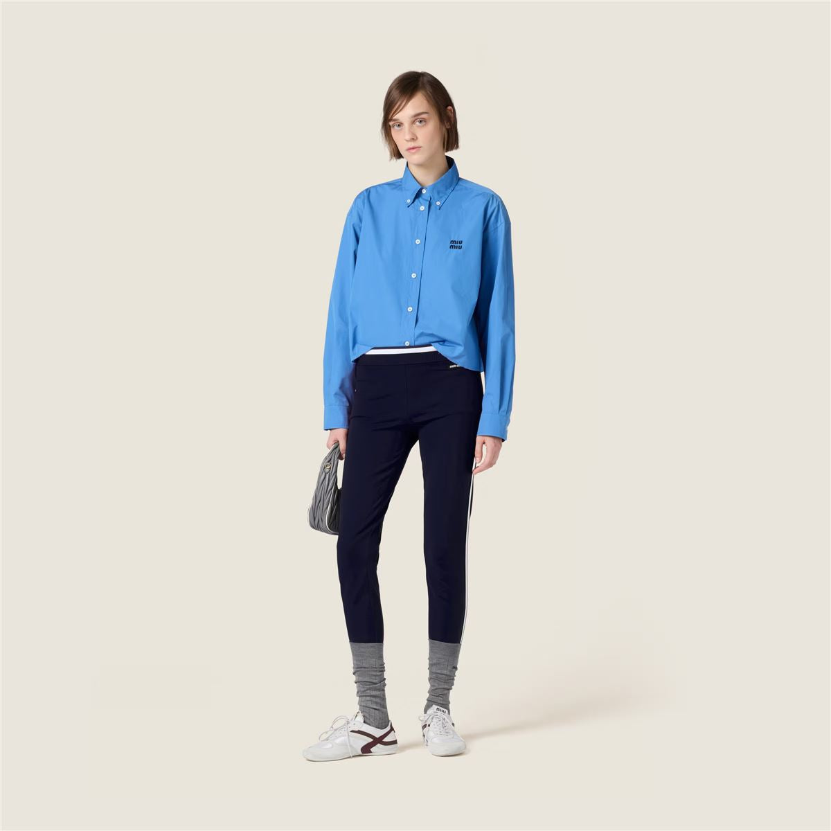 Poplin shirt-MIU MIU-Verso