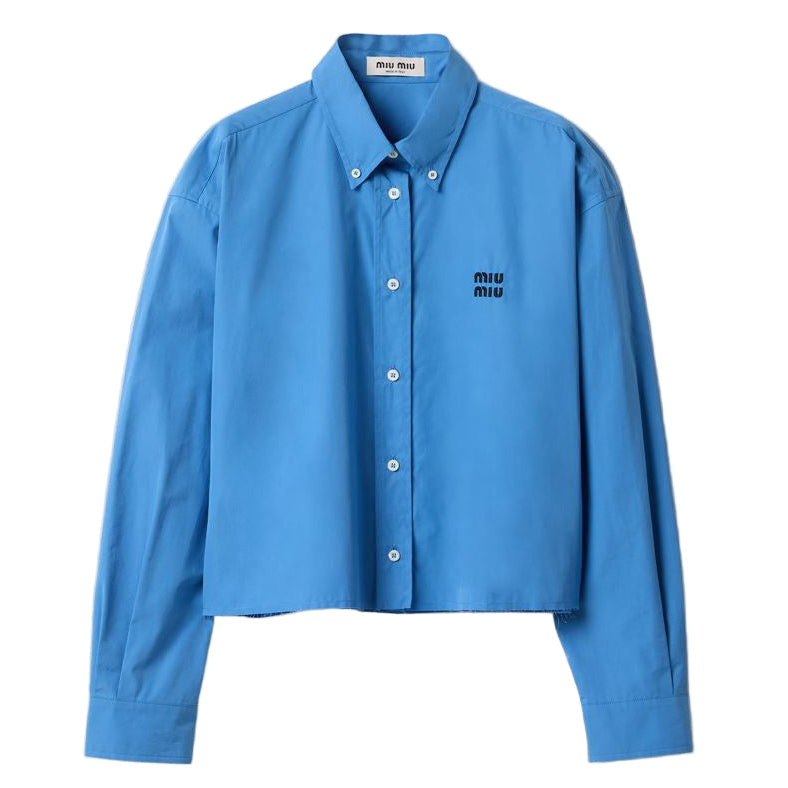 Poplin shirt-MIU MIU-Verso