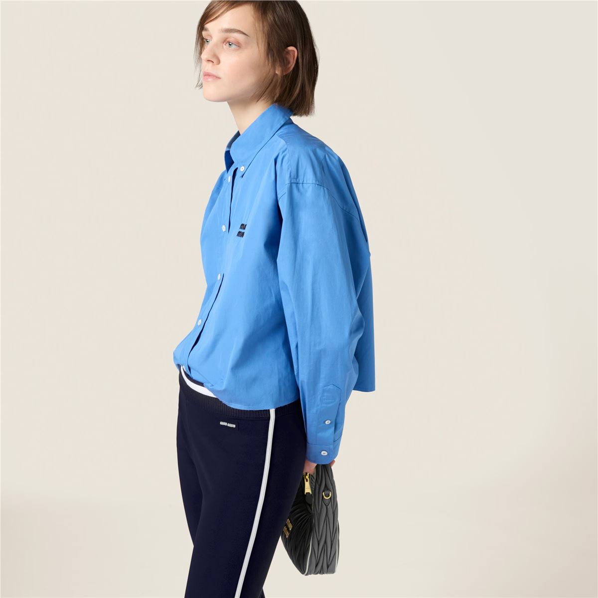 Poplin shirt-MIU MIU-Verso