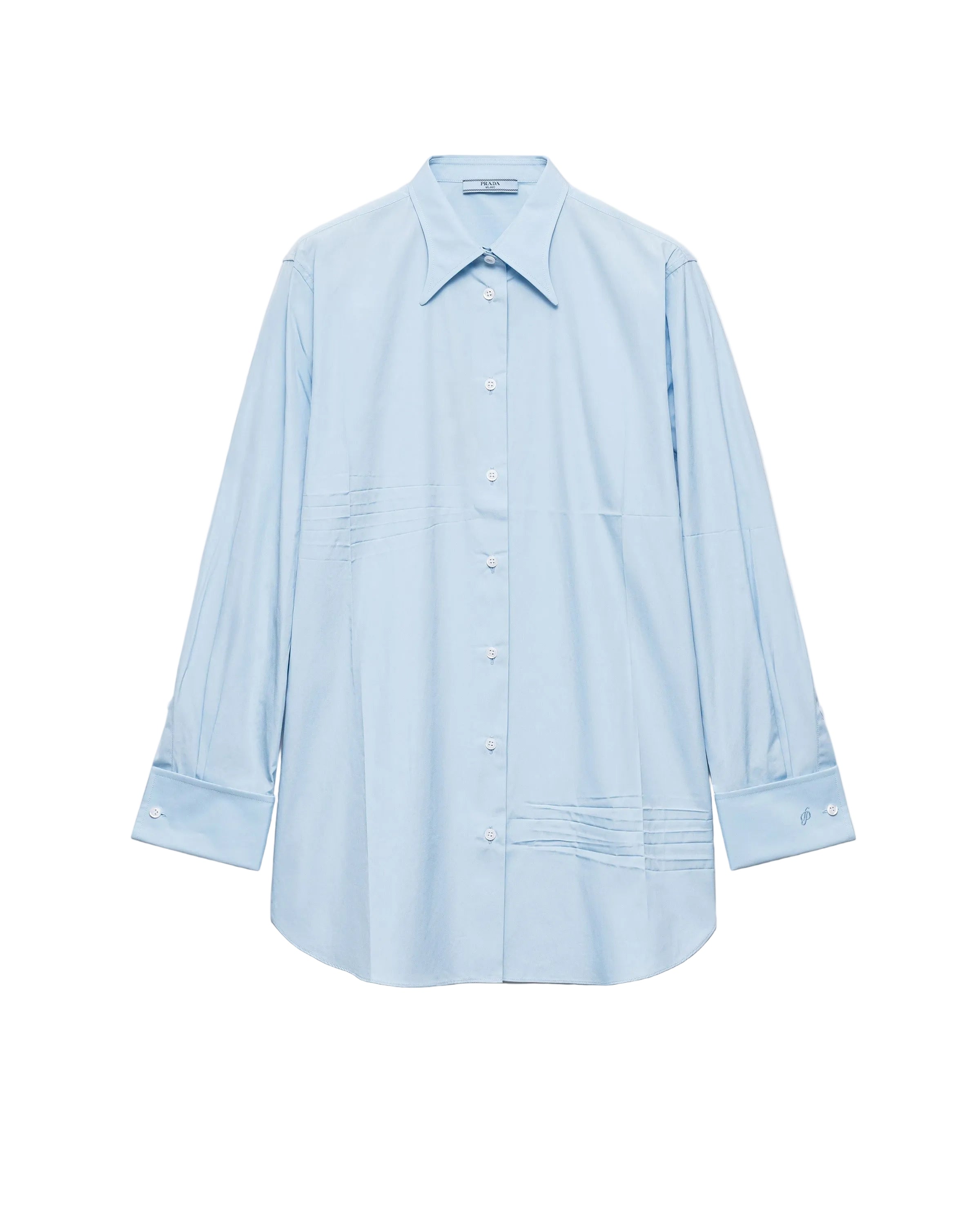 Poplin Shirt-PRADA-312183-40-Verso