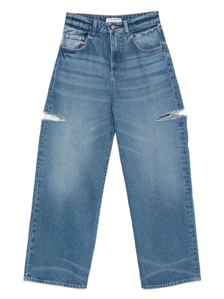 Poppy eco - women's wide leg jeans-ICON DENIM-Verso