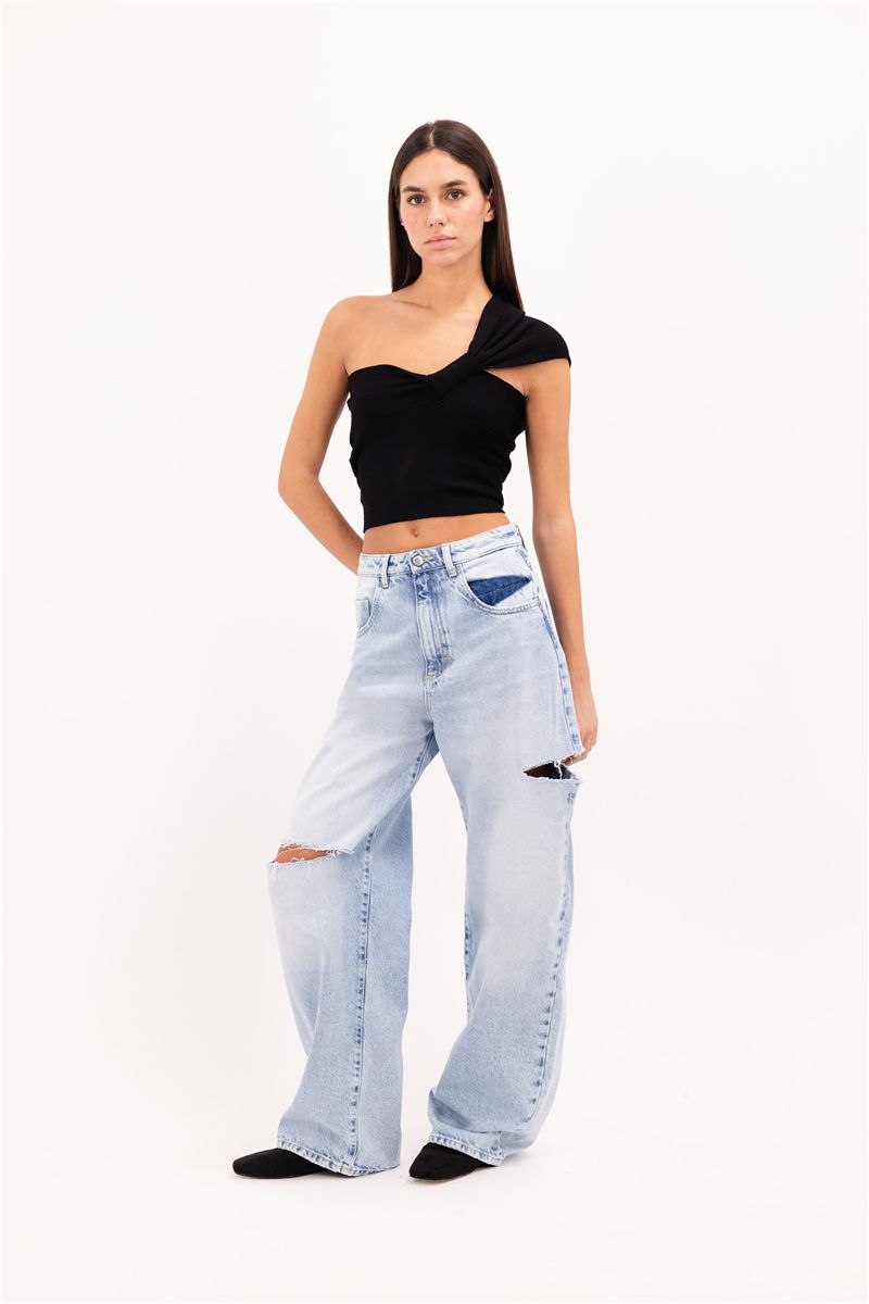 Poppy - women’s wide leg jeans-ICON DENIM-Verso