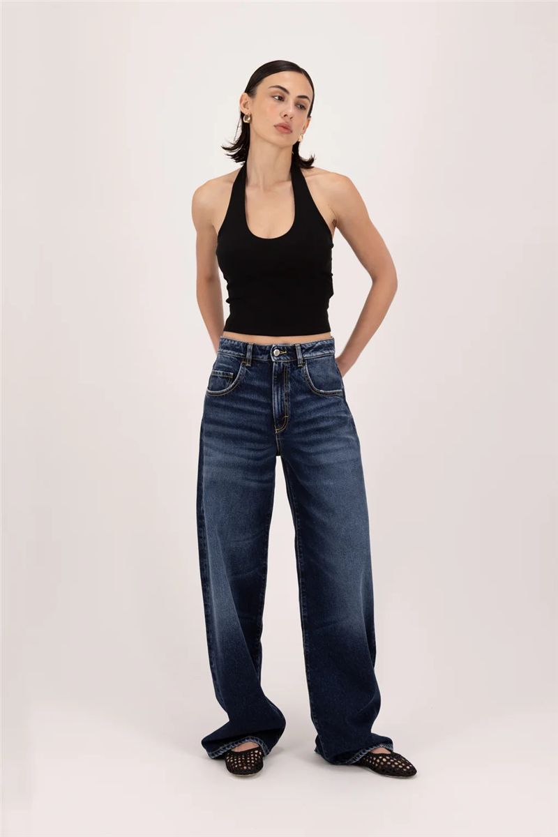 Poppy - women’s wide leg jeans-ICON DENIM-Verso
